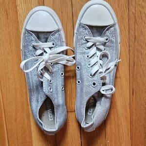 Converse Casual Silver Sneakers